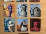 Пингвины мадагаскара 3д карточки Магнит