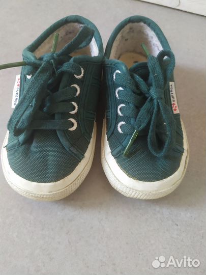 Кеды для мальчика superga 22 размер