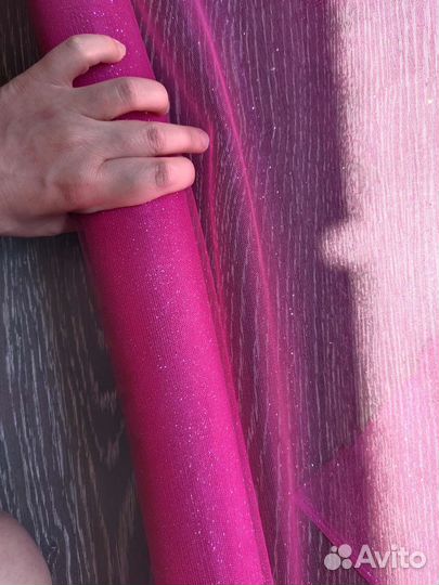 Ткань фатин с блестками