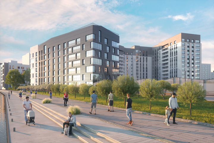 2-к. квартира, 68,3 м², 3/12 эт.