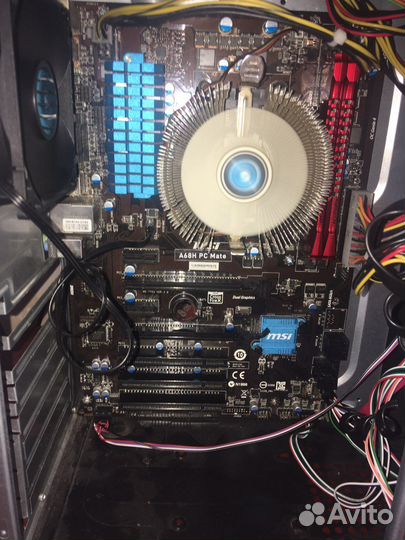 Материнская плата+ проц память