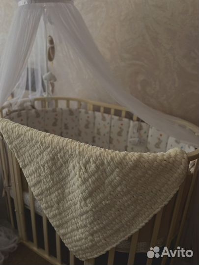 Пледы снуды из пряжи ализе пуффи