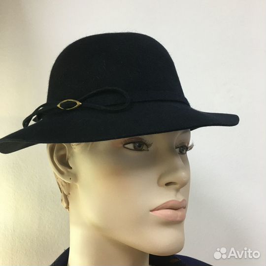 Винтаж фетровая шляпа