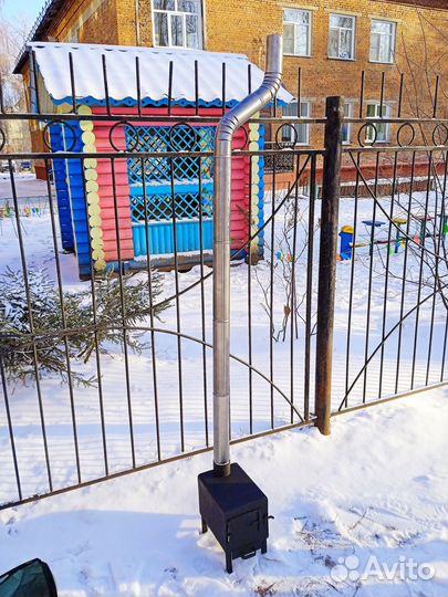 Мини печь для палатки