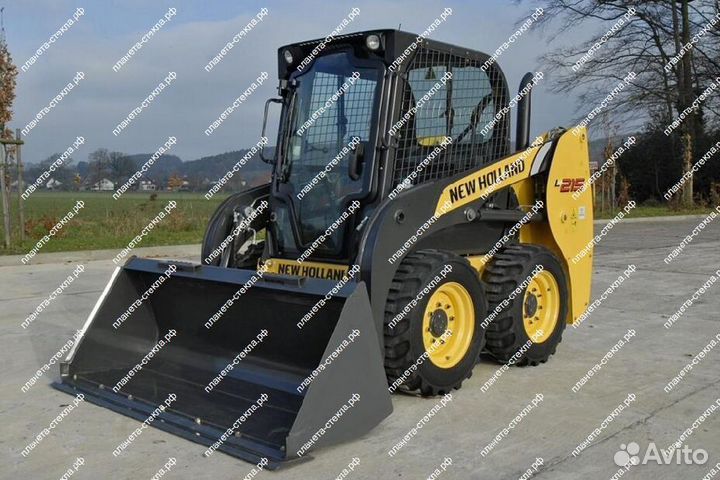 Стекло для мини-погрузчика New Holland L215