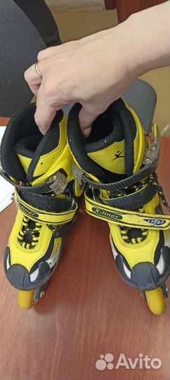 Роликовые коньки детские раздвижные