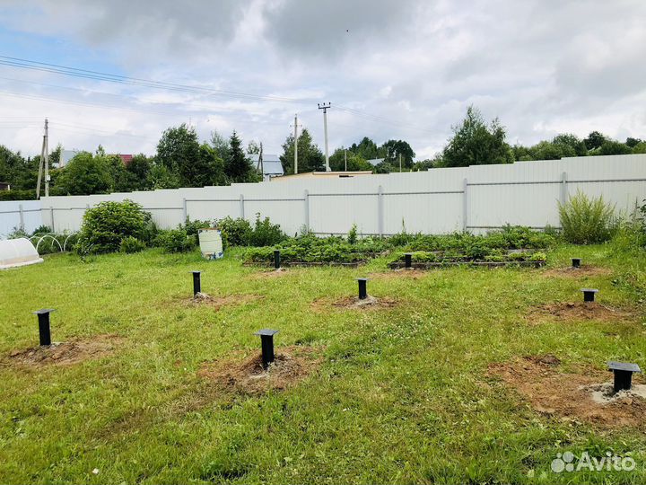 Винтовые сваи под ключ установка