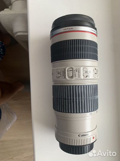 Объектив canon 70-200 mm f/4L IS USM