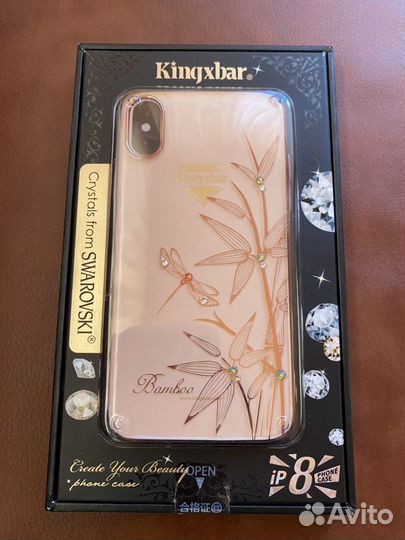 Чехол Сваровски на Айфон 10