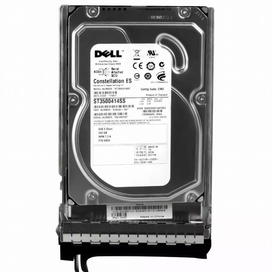 [U717K] Жесткий Диск Dell 500gb Sas 3.5 U717k
