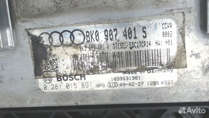 Блок управления двигателем Audi A4 (B8), 2009