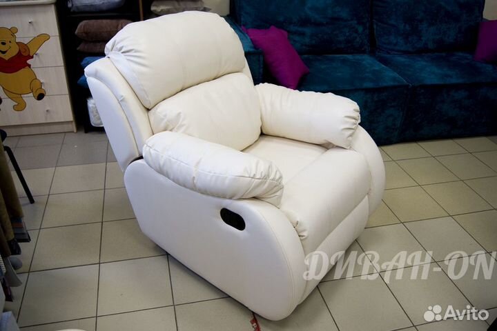 Кресло реклайнер М5 белый