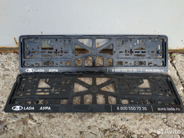 Автомобильные номерные рамки