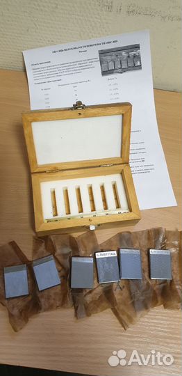 Образцы шероховатости поверхности, компаратор