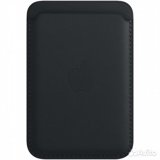 Кардхолдер Apple Leather Wallet MagSafe Black