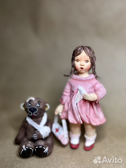 Ватная игрушка маленький доктор