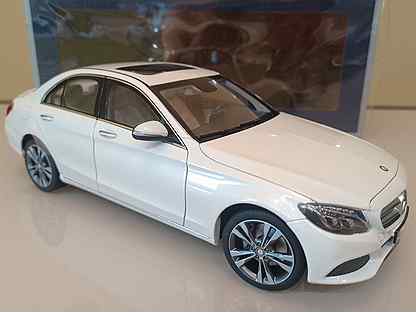 Mercedes C-Class IV (W205) 14-18г Белый 1:18