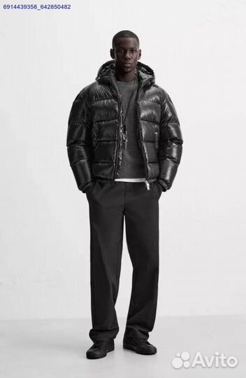 Пуховки Zara x Moncler глянцевый (Арт.35187)