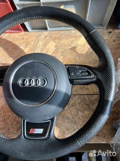 Руль audi q5 8r s line рестайлинг в сборе