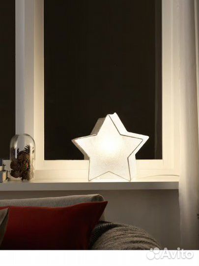 Настольная лампа, звезда IKEA Strala, 25 см