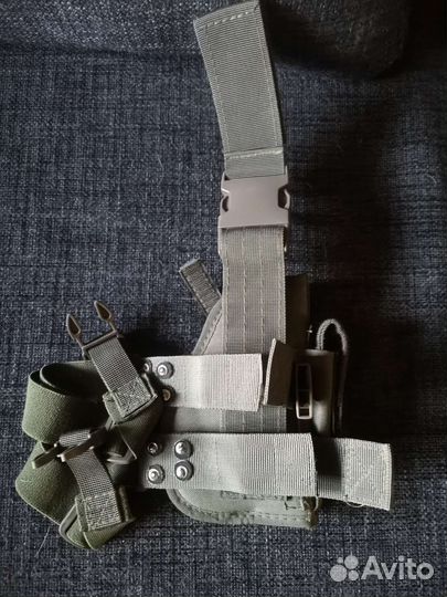 Кобура тактическая набедренная для левой ноги