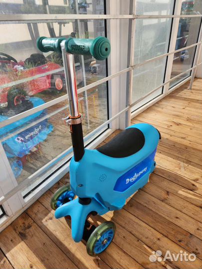 Самокат беговел с кейсом Dodopony