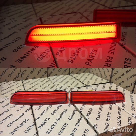 Катафоты в задний бампер Led Toyota