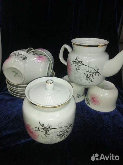 Сервиз чайный фарфор Богданович СССР