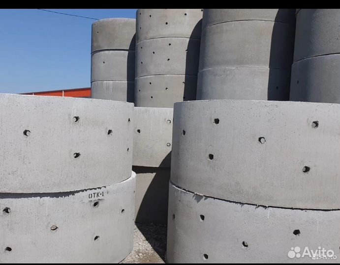 Бетонные Жби кольца, крышки/ Доставка и установка