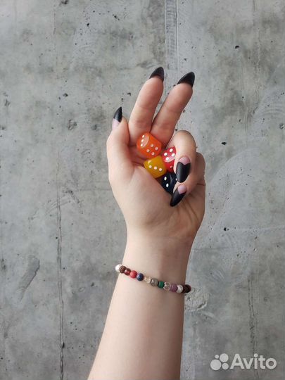 Кубики игральные из эпоксидной смолы