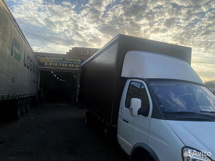 Тент на Газель Валдай удлиненный
