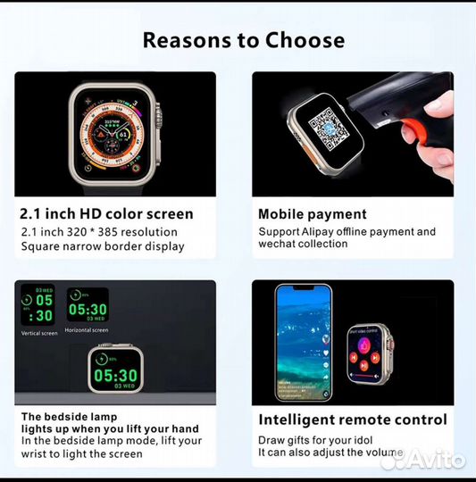 Смарт-Часы awei экран 2.1' HD/GPS/NFC/IP67/49мм