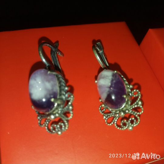 Серьги и кольцо новые