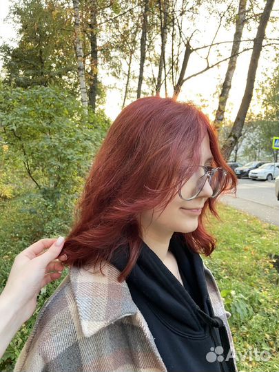 Окрашивание волос на дому