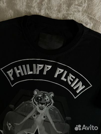 Футболка philipp plein с голограммой