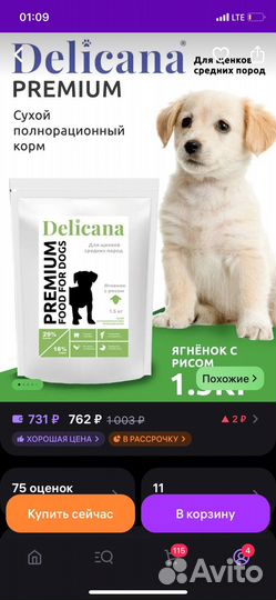 Корм для собак