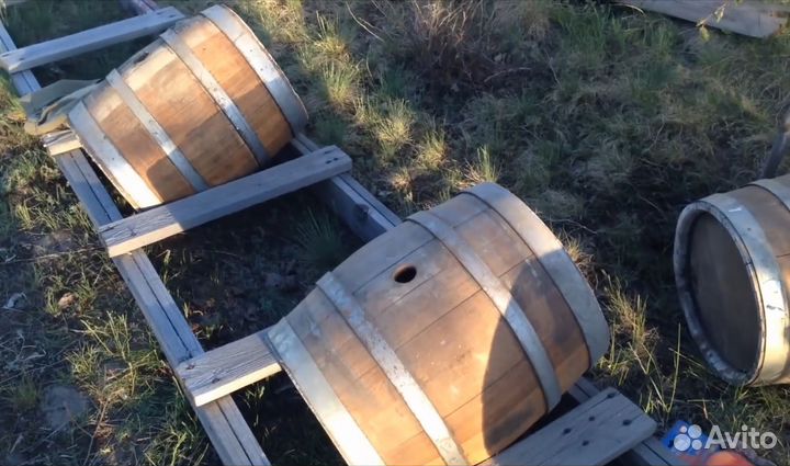 Бочка дубовая из под вина 50л