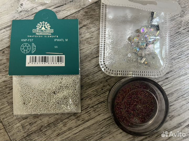 Лампа для гель лака + аксессуары для ногтей