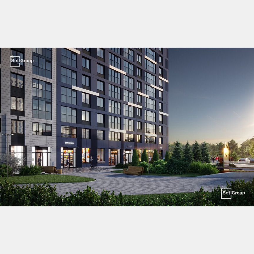 1-к. квартира, 40,9 м², 7/12 эт.