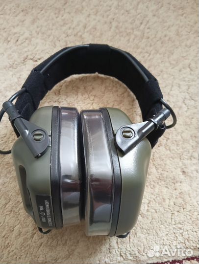 Стрелковые активные наушники Earmor M31 (green)