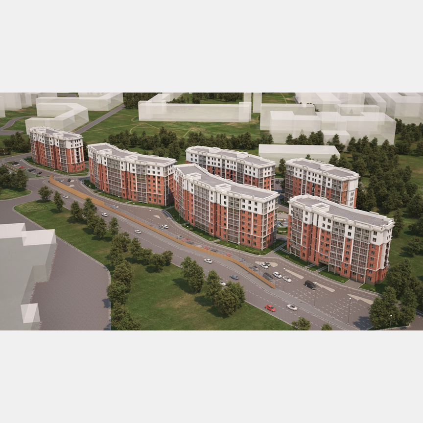 1-к. квартира, 40,9 м², 3/8 эт.