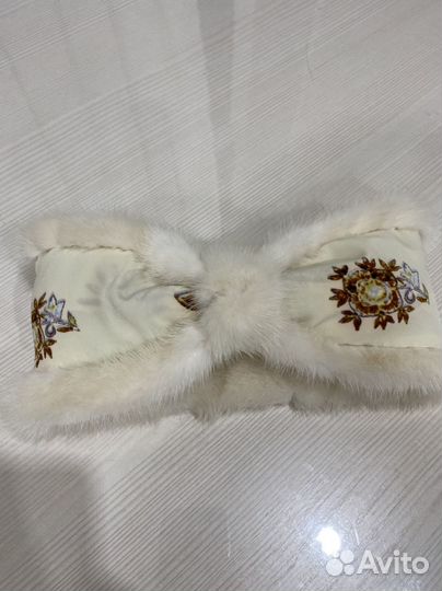 Повязка на голову норковая