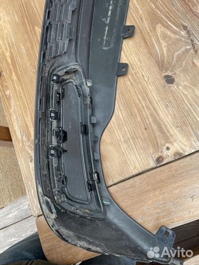 Диффузор на задний бампер audi a6c8 s-line