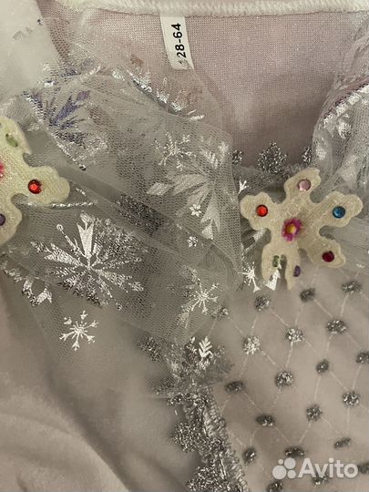 Новогодний костюм Снежинки 128