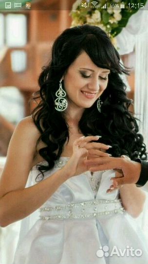 Продам свадебные серьги