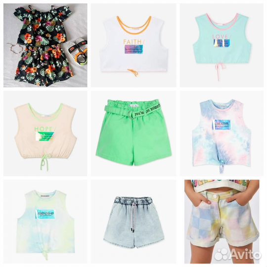 146 р шорты топы