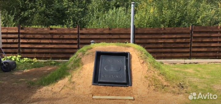 Бесшовный пластиковый погреб Tingard 1900