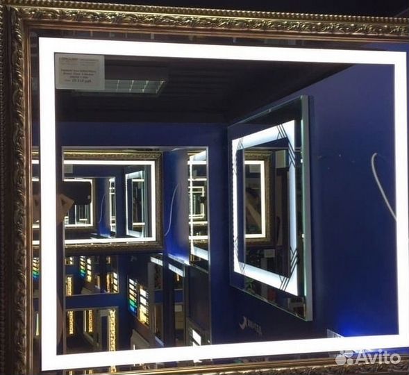 Черное зеркало с подсветкой