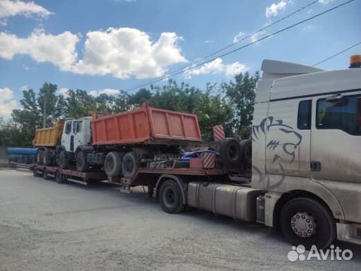 Грузоперевозки тралом негабаритных грузов