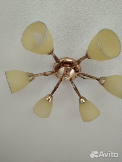 Люстра потолочная бу